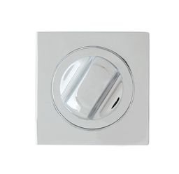 ROZETA KWADRATOWA WC QUADRO CHROM LAKIER