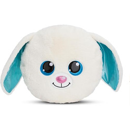 NICI poduszka przytulanka GLUBSCHIS królik Wolli-Dot 32 x 32 cm - Puszysta, miękka poduszka przytulanka dla niemowląt i małych dzieci, poduszka dziecięca dla chłopców i dziewczynek - 61366