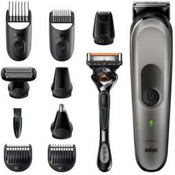 Braun MGK7320 BLK/SILV 8 nasadek 100min Trymer wielofunkcyjny