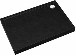 Schedline Cameron brodzik akrylowy 90x120 cm czarny 3ST.C1P-90120/C/ST