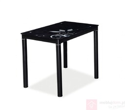 Stół DAMAR Signal Czarny, 60x80