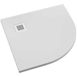Schedpol Kalait Smooth White brodzik półokrągły 90x90cm 3.3104-M2