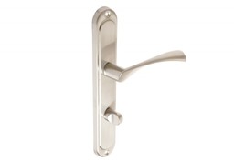 Klamka drzwiowa B-Harko Salix 72 WC nikiel satyna