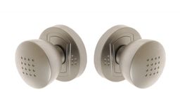 Gałko-gałka ARGUS z szyldem okrągła nikiel matowa stała T-651-112 G5 S