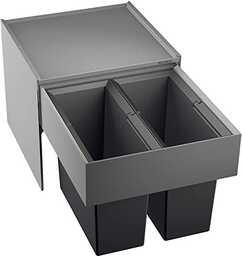 Blanco SELECT 45/2 kosz na śmieci, metal, tworzywo sztuczne, bez szuflady organizacyjnej, szafka pod umywalkę 45 cm