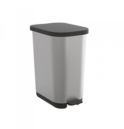 Rotho Kosz na śmieci Pedal bin 35l RIBO Silver