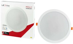 Panel podtynkowy plafon sufitowy okrągły 24W 230V biały neutralny