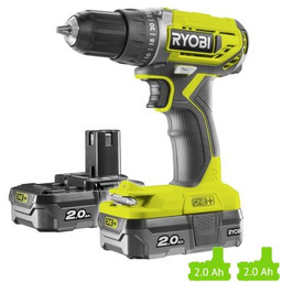 RYOBI Wiertarko-wkrętarka R18DD2-220S zestaw akumulatorów