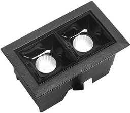 Lampa liniowa LED wpuszczana podtynkowa 4W 3000K czarna 580 - Decorativi Oficjalny Dystrybutor