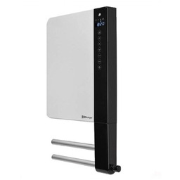 Łazienkowy grzejnik elektryczny z termostatem tygodniowym i relingiem na ręczniki 40x32x11 cm