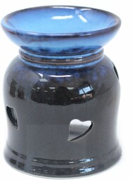 Kominek Zapachowy Ceramiczny Serce Granatowe