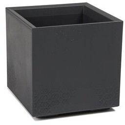 Kwietnik KARO Eco 40 x 40 x 40 cm beton antracytowy