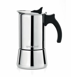 Guzzini GIULIETTA Kawiarka 300 ml Indukcja / Srebrna