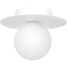 Lumes Lampa biała sufitowa plafon kapelusz T9-E61