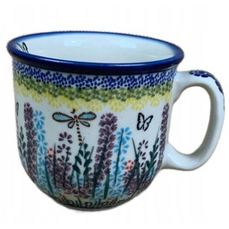 Kubek 250ml Viking Lawenda Ceramika Bolesławiec