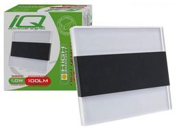 Oprawa schodowa 1W 230V biała ciepła Arima - czarna