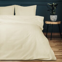 Darymex Pościel satynowa 140x200 kremowa 155 jednobarwna