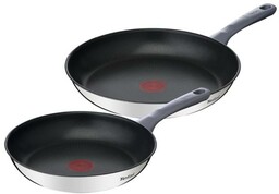 Tefal Daily Cook G7132S55 Indukcja Tytanowa 24cm, 28cm Zestaw patelni