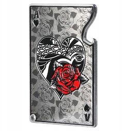 Otwieracz do butelek Banon 8 cm czarno-czerwony kier