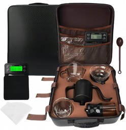 Torba Na Kawę Herbatę Podróżna Parzona Ręcznie Kombinacja Pudełko 9 Element