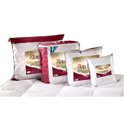Poduszka puchowa 70x80 Złota Biza 1000g biała naturalny wsad 100% bawełna Inlet AMW