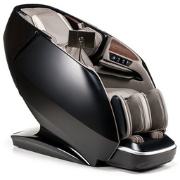 iREST Fotel masujący Brillactiq Grafitowo-czarny