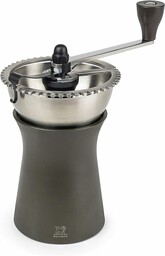 Peugeot Kronos młynek do kawy, 19 cm, czekoladowy, wysokiej jakości młynek do kawy, wykonany ręcznie z wytrzymałej stali nierdzewnej i tworzywa sztucznego, akcesoria do kawy