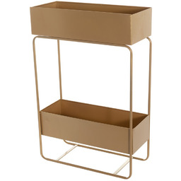 Kwietnik/barek Wiggo gold 61x25x91cm, 61 x 25 x 91 cm