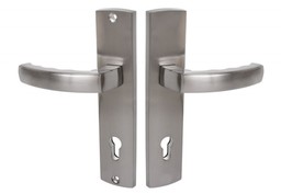 Klamka zewnętrzna B-Harko Heros 92WB, nikiel satyna, prawa