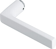 Dallas - Rączka klamki z aluminium z otworem na trzpień, biały