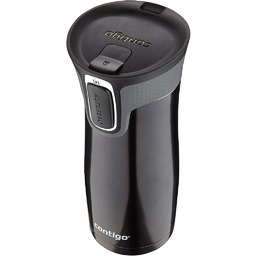 Contigo 2095800 Kubek Podróżny, Stal Nierdzewna, Czarny, 470 ml