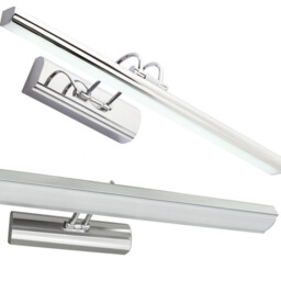 Kinkiet LED łazienkowy nad lustro 40 cm, 10 W, 900 lm, 4500 K, chrom