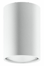 Lumes Biały minimalistyczny plafon tuba - S243 N0-S53