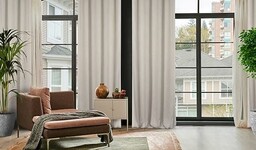 Eurofirany Carlo Schwer 340 g/m2 Zasłona zaciemniająca na przelotkach, 1 szt. termiczna, nieprzezroczysta, termoizolacyjna, ochrona przed zimnem, zaciemniająca, 1 szt