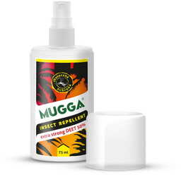 Mugga Strong Spray 50% DEET. Środek na komary i kleszcze.