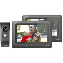 EURA Wideodomofon VDP-45A3 Alpha Czarny