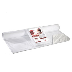 Podkład na materac 80x160 Rizo nieprzemakalny z ceratą biały AMW