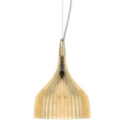 Kartell - E Lampa Wisząca Żółta