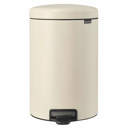 BRABANTIA Kosz na śmieci z pedałem 149948 NewIcon nie przepuszcza zapachów, łatwy w czyszczeniu 20L Beżowy Zyskaj