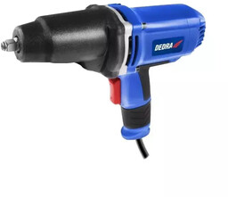 ELEKTRYCZNY KLUCZ UDAROWY DEDRA DED7973 MOC 950W, 1/2" MOMENT OBROTOWY 450NM, NASADKI 17, 19, 21, 22MM, WALIZKA
