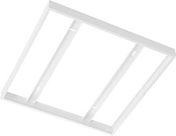 EGLO ramka montażowa akcesoria do EGLO SALOBRENA 1-603 x 603 x 5 cm - do opraw rastrowych i paneli LED - ze stali w kolorze białym