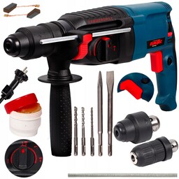 Młotowiertarka Wiertarka Udarowa Udar Sds+ 2600W Młoto Wiertarka +zestaw