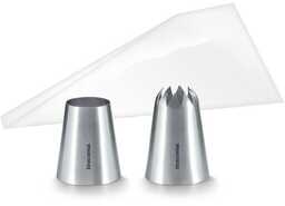 Zestaw do przygotowywania krokiecików GrandCHEF, 10 woreczków, 2 dysze