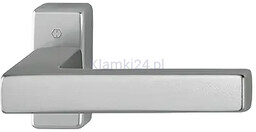 Austin - Komplet klamek z aluminium na krótkim szyldzie, kolor stalowy F9