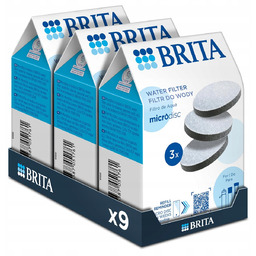 Brita Filtr wkład filtrujący wodę MicroDisc do butelek i karafek 9 sztuk
