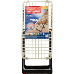 VILEDA Perla suszarka podłogowa, stojak na bieliznę, z kołami, 20 m, żywica 100%, 190 x 54,5 x 90 cm