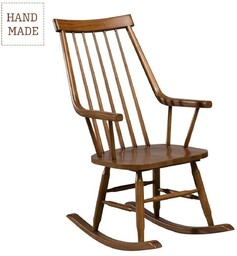 Fotel bujany Henry natural, 54 x 44 x 114