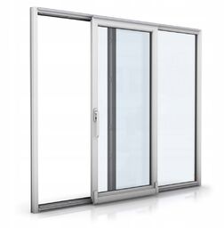 Okno Tarasowe Przesuwne Białe 2200 x 2100