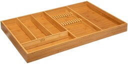 5five Simply Smart Organizer na sztućce do szuflady, bambus, 58 x 38 cm