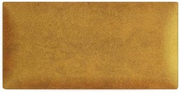 Panel ścienny 3D 15 x 30 cm tapicerowany Żółty  do łatwego montażu, z tkaniny welurowej, z miękkim wypełnieniem  wezgłowie do dekoracji sypialni, biura, salonu